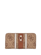 GUESS 2 USCITA Portafoglio Guess Erenia 4G logo- Marrone Marrone